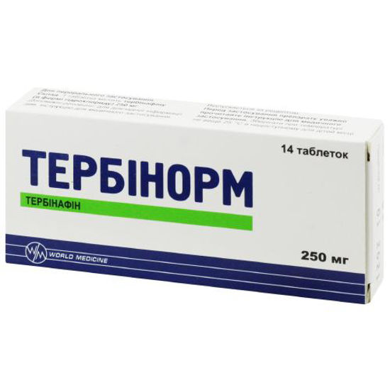 Тербинорм таблетки 250 мг №14